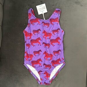 Seaesta Surf Swim One Piece in Zebra Lavender